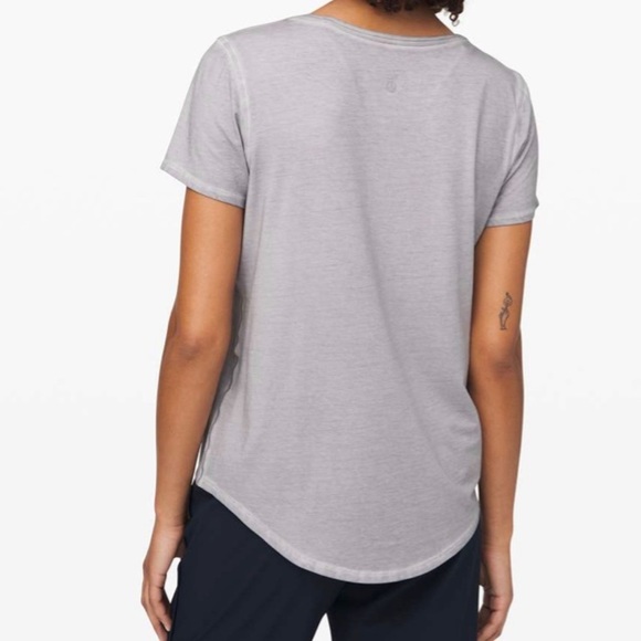 LULULEMON Love Crew T-Shirt *Fade Garment Washed Pima Cotton Short Sleeve Tee - Picture 3 of 6